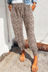 Trendy Spotted Animal Print Buttery Soft Lounge Jogger Pants